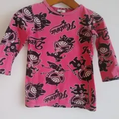 ヒステリックスキャラクター柄 長袖Tシャツ ピンク チュニック風のサムネイル