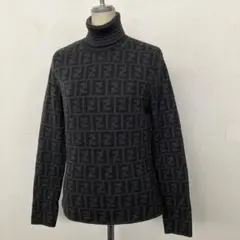 FENDI タートルネックセーター グレー 40