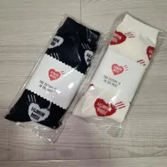 新品 HUMAN MADE ソックス2足 L(25-27cm) 白赤黒白