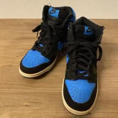 NIKE Dunk High Black Blue スニーカー