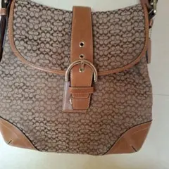 Coach ショルダーバッグ ブラウン 中型