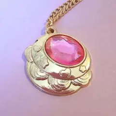 セボンスター　ネックレス　2018　マカロン ピンク　ゴールド メッキ　ピンク石