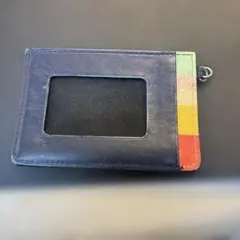 PaulSmithポールスミス　カードパスケース　定期入れ　マルチストライプ
