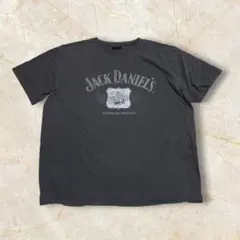 00S ジャックダニエル 企業ロゴ 刺繍タグ US古着 Tシャツ メンズ XL