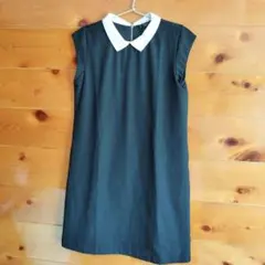 ザラZARA　TRAFALUC 襟付きノースリーブワンピース　Sサイズ