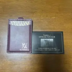 Number_i ナンバーアイ　入会特典　カードケース付きミラー