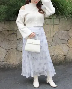 INGNI シアーBACKレースUPスカート