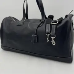美品✨コーチ オールレザー ボストンバッグ 2way 旅行 ブラック 5402