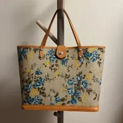 ナショナルスタンダード 花柄トートバッグ リネンのサムネイル