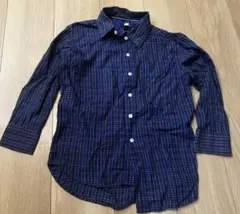 Nautica 長袖シャツ 8 ネイビー・グリーンチェック