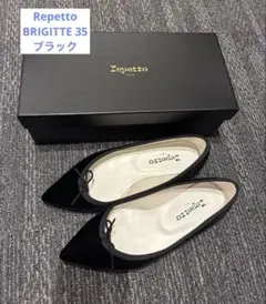 ⭐︎1度のみ使用 Repetto レペット ベルベット フラットシューズ 35⭐︎のサムネイル