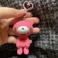 グルーミー　ピンク　キーホルダー　ストラップ　チャーム　ゴスロリ　ヘビメタ