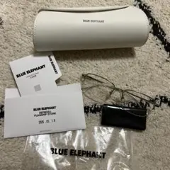 完売　人気　blue elephant リムレスメガネ　サングラス