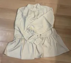 a.v.v ペプラムブラウス アイボリー