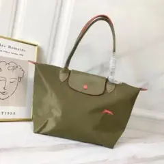 グリーン トートバッグ