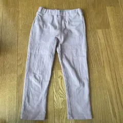 薄い紫　パープル　レギンス　パンツ　ストレッチ