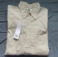 UNIQLOU ワイドフィットストライプシャツ　L