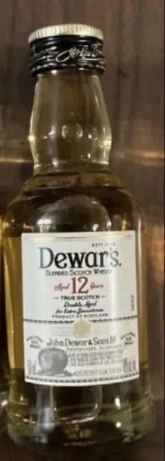 デュワーズ12年　ミニボトル　50ml 1本