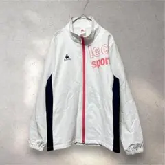 ルコックスポルティフ　M ウィンドブレーカー ホワイト　スポーツ　ウォーキング