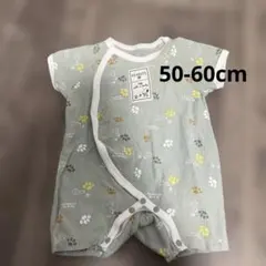 スヌーピー　ミントグリーンロンパース　50-60cm お値引き不可