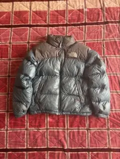 THE NORTH FACE ダウンジャケット グレー/青