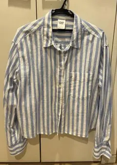 GAP ストライプ ビッグシャツ Lサイズ