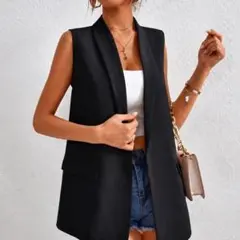 SHEIN オープンフロント　ベスト　ブレザー