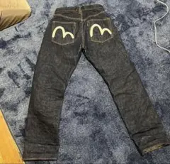 EVISU ダークブルーデニムパンツ