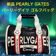 美品】パーリーゲイツ エナメル ボストンバッグ ロッカーバッグ 2WAY