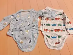 ミッフィー柄ロンパース2点セット　ユニクロ