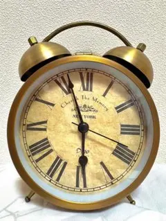 Dayo クラシックアラーム時計 ブロンズ色