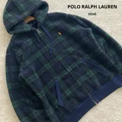 美品！POLO RALPH LAUREN ジップアップ　ボアパーカー　L