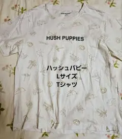 ☆美品！HUSH PUPPIES ビーチモチーフ Tシャツ Lサイズのサムネイル