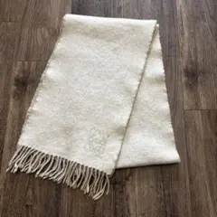 LOEWE ロエベ　ロゴウールマフラー　スカーフ