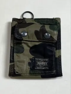 エイプ ポーター 迷彩ミニウォレット PORTER BAPE カモフラ 財布