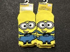 新品　ミニオン キッズ靴下 13-19cm 兄弟おそろ　ペア　ユニバ　USJ