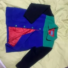 子供用　KENZO カラーブロック フリースジャケット