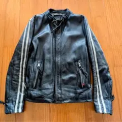 Schott クラシックレーサー シングル レザーライダース Sサイズ