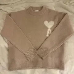 AMI PARIS ピンク　ニット