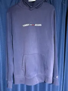 TOMMY JEANS ブラックパーカー L