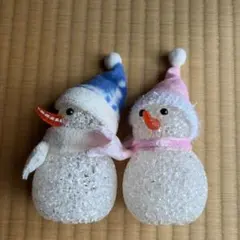 雪だるまの置物