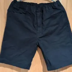 アーバンリサーチ 綿×ポリウレタン 黒のゴムウエストショートパンツ S