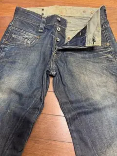 〔jeans〕G-Star　W30/L32 ダークブルー ストレートデニム