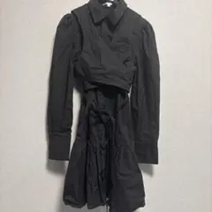 rienda 黒 長袖チュニック