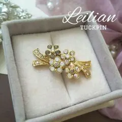 L レリアン フラワータックピン ピンブローチ 花束 フェミニン Leilianのサムネイル