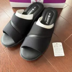 Pansy ナースサンダル オフィスサンダル ブラック Mサイズのサムネイル