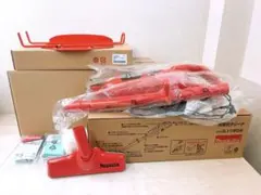 ジャンク品 マキタ CL113FD 赤 充電式クリーナー 紙パック スタンド付のサムネイル