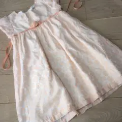 む〜のんのん　半袖ワンピース　美品　花柄　140