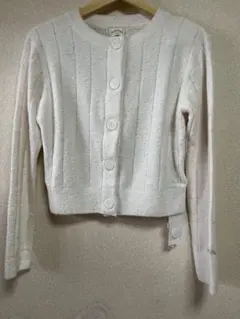 ジェラートピケ　スムーズィーリブカーディガン