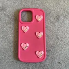 ピンク ハート型 iPhone13ProMaxケース